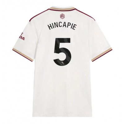 Camiseta Arsenal Piero Hincapie #5 Tercera Equipación Replica 2025-26 mangas cortas Camiseta Arsenal Piero Hincapie #5 Tercera Equipación Replica 2025-26 mangas cortas